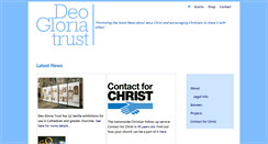 Desktop Screenshot of deo-gloria.co.uk